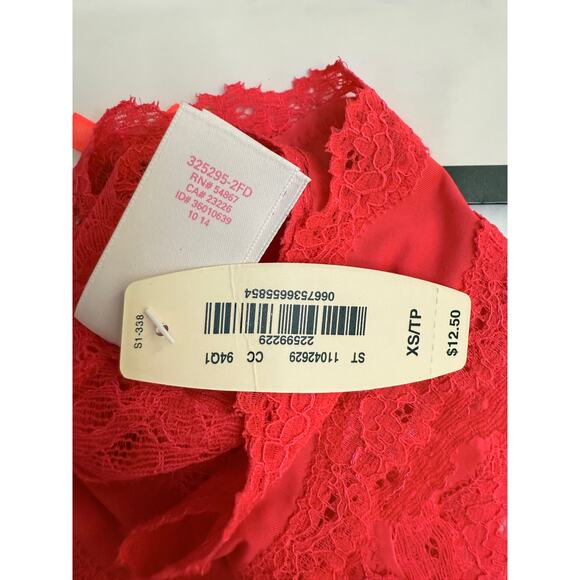 NWT Victoria’s Secret Vintage Dream Angels Satin Sheer Cheekini Panty Red XS - Picture 5 of 5